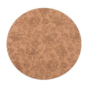The Pioneer Woman Faux Leather Placemat, Brown, 15" Round set of 4
